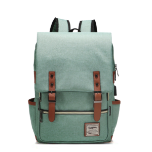 Ningkin Retro Unisex Outdoor Backpack – Oxford Cloth Student Travel School Bag