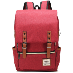 Unisex Retro Oxford Travel Backpack – 15-Inch Laptop Student School Bag