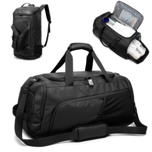 Waterproof 45L Travel Duffel Bag – Gym Fitness Business Trip Luggage Bag