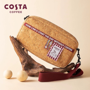 Eco-Friendly Cork Crossbody Bag - European Style Square Shoulder Bag