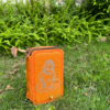 ANYTHINGxROBINSON Orange Pencil Case – Handmade Japanese Cotton Pen Pouch