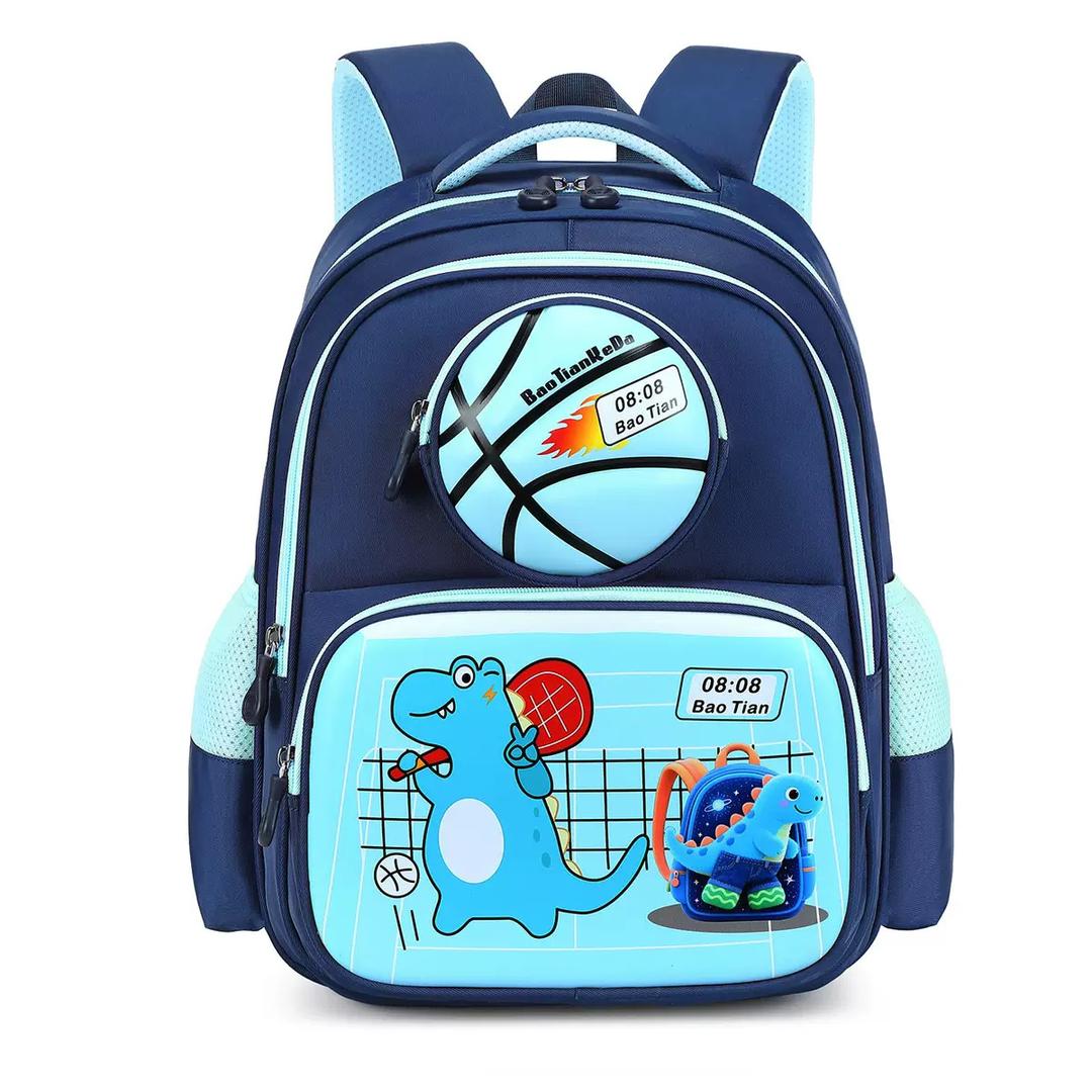 Bao Tian Spine-Care Backpack – Navy Blue Cyan