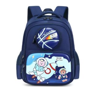 Bao Tian Spine-Care Backpack – Navy Blue Purple